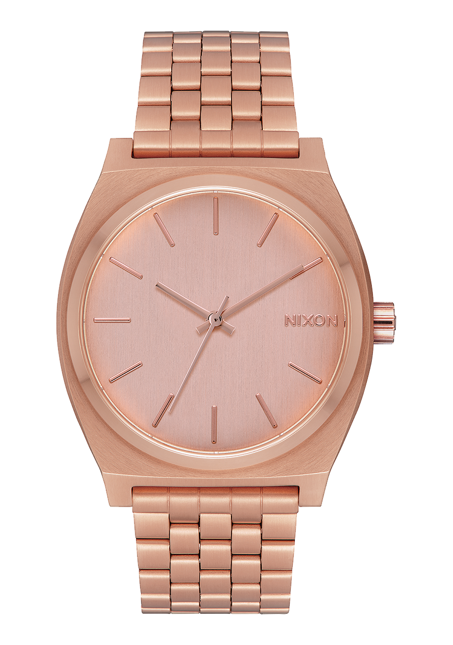 Nixon Time Teller Watch Rose Gold