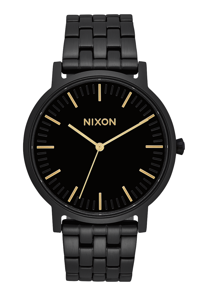 Porter Watch | All Black / Gold | Unisex Stainless Steel – Nixon CA