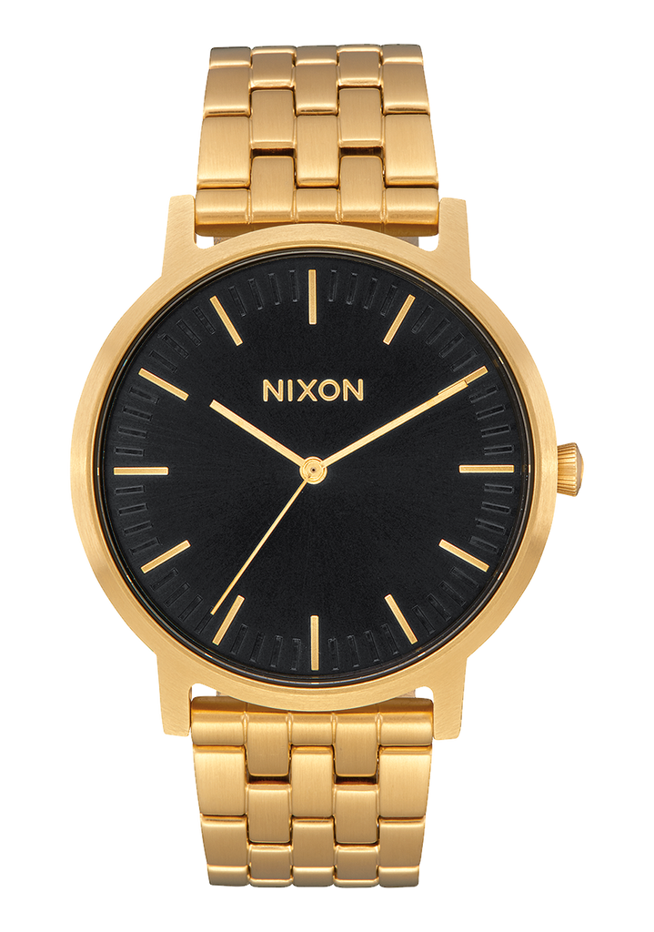 Black with gold watch discount