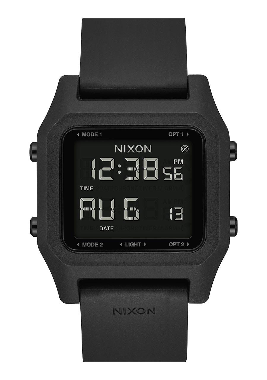 Staple Watch Black Low Profile Thin Digital Nixon CA