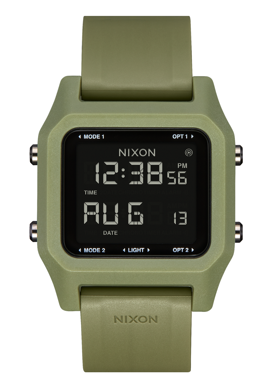 Staple Watch | Olive | Low-Profile Thin Digital – Nixon CA