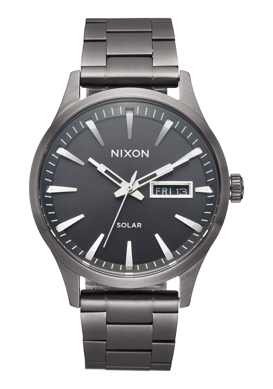 Sentry Solar Stainless Steel Watch | Gunmetal | Solar-Powered