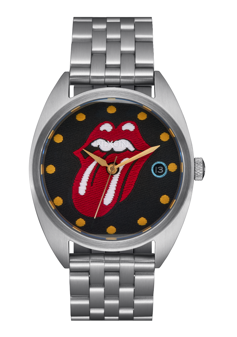 Rolling Stones Primacy Watch Silver Black Automatic – Nixon CA