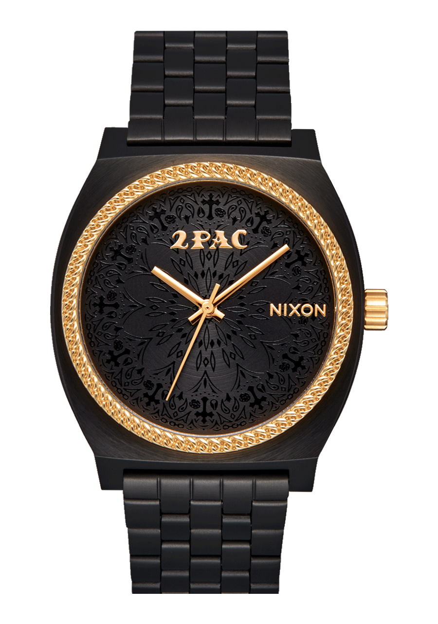 Time Teller 2PAC Collab Watch | Black / Gold | 2PAC Wristwatch