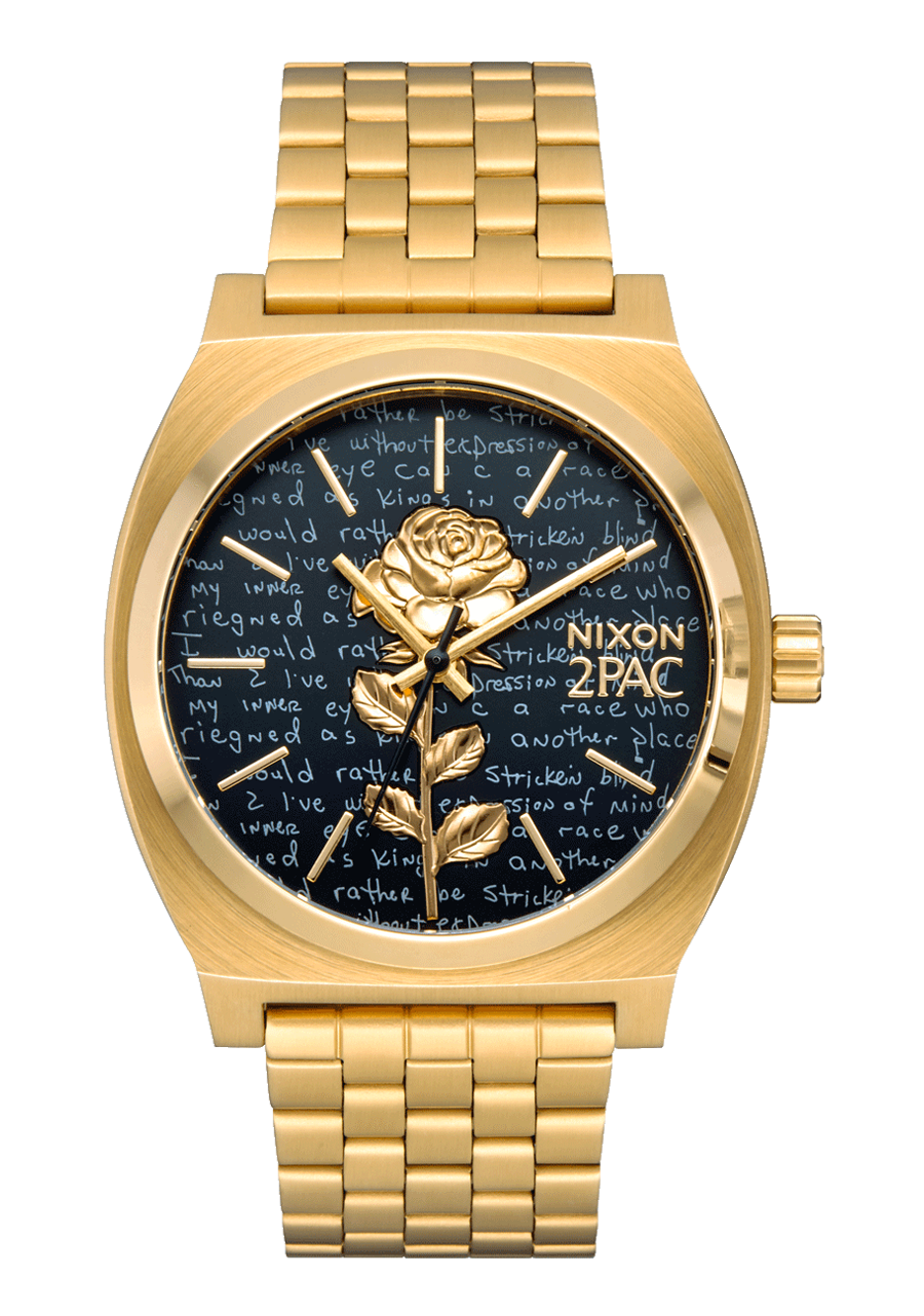 Time Teller 2PAC Collab Watch | Gold / Black | 2PAC Wristwatch
