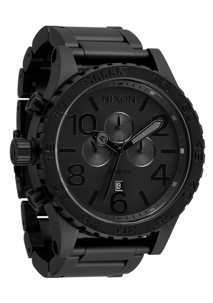 51-30 Chrono Watch | All Matte Black / Black - Nixon - Nixon watch