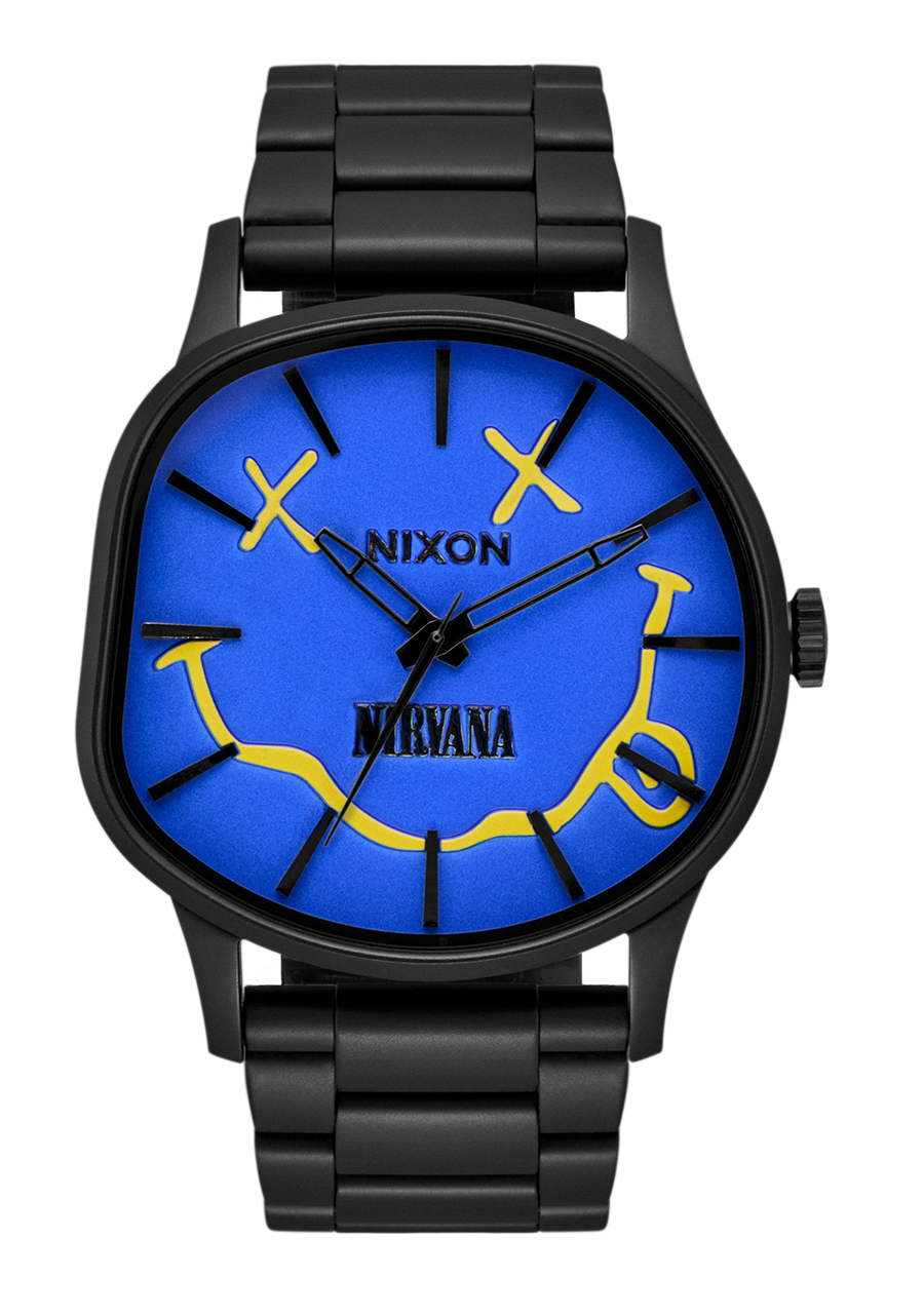 【美品】 Nirvana 7EP Nirvana Sentry Wobble Watch | Matte Super Black / Blue | Nirvana