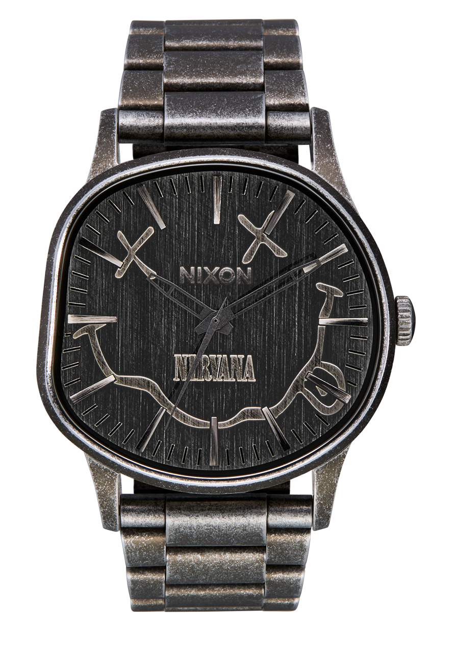 Nirvana Sentry Wobble Watch | All Antique Silver| Nirvana