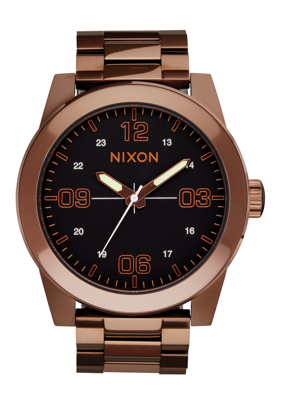 n*o様 NICENESS NICOLAS sizeM Corporal Stainless Steel Watch | Chocolate / Dark Roast | Men's