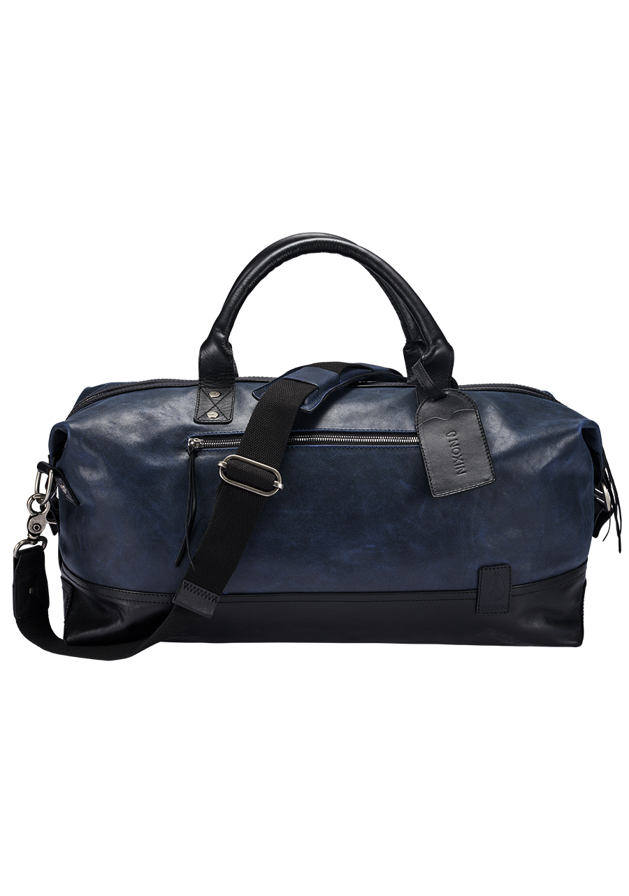 Desperado Duffle II | Navy / Black | Leather Luxury Bag – Nixon CA