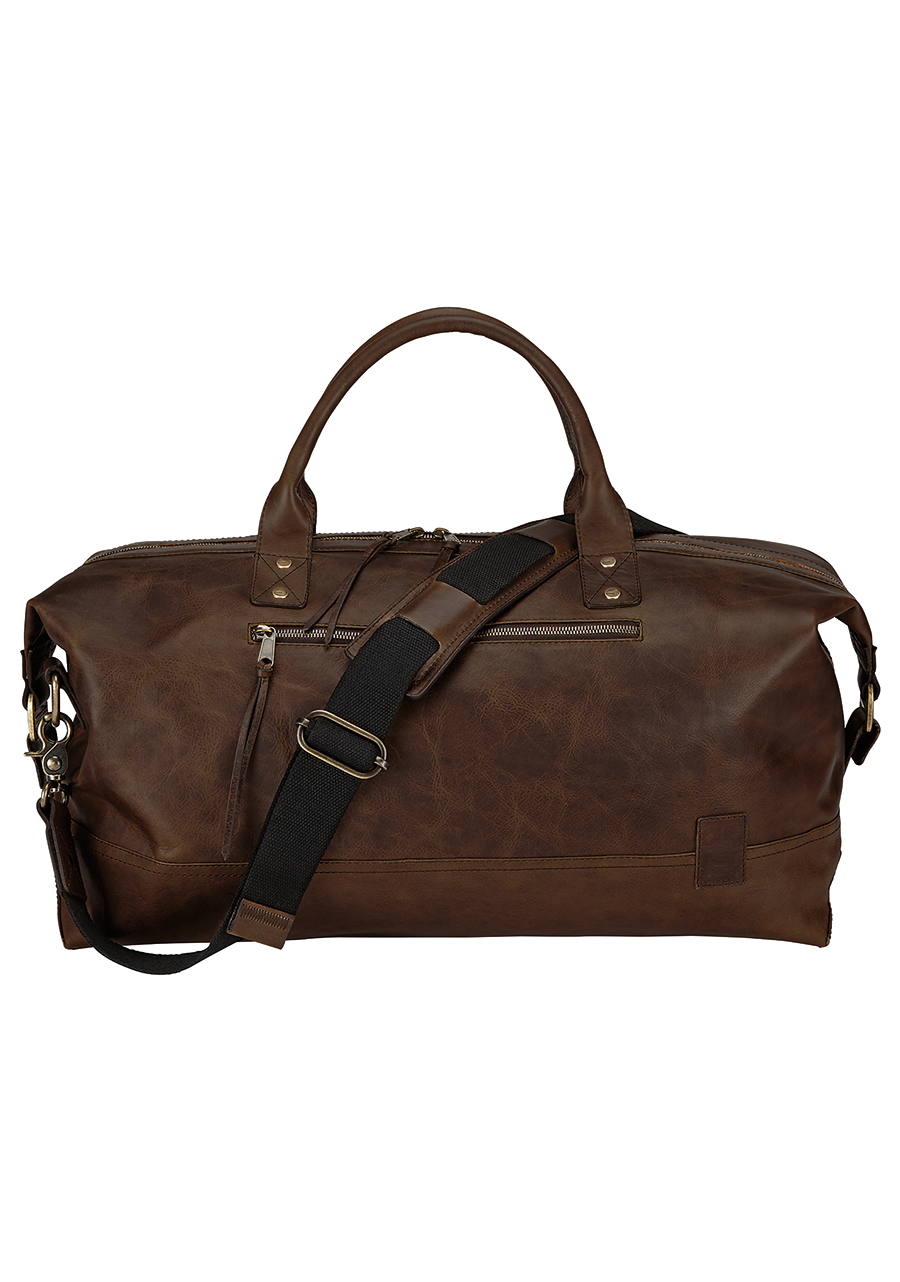 Desperado Duffle II | Brown / Black | Leather Luxury Bag – Nixon CA