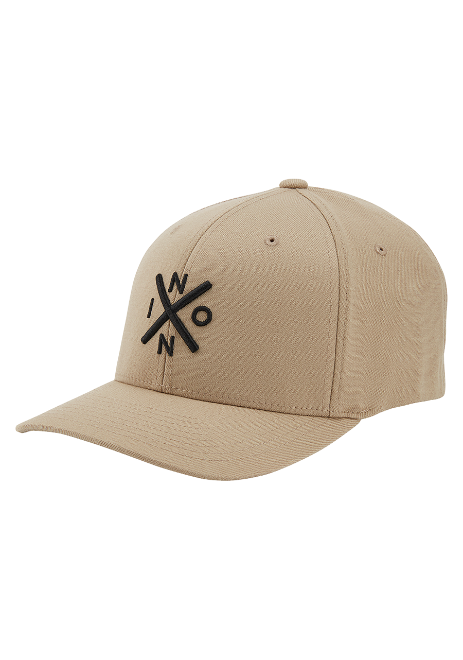 Exchange Flexfit Hat Khaki Black – Nixon CA - Main Image