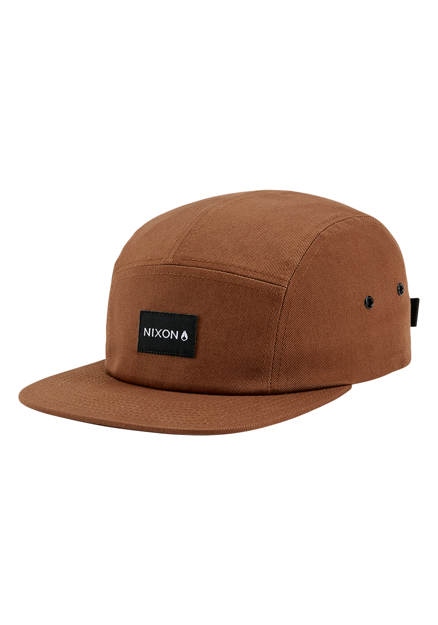 Mikey 5 Panel Hat | Brown – Nixon CA