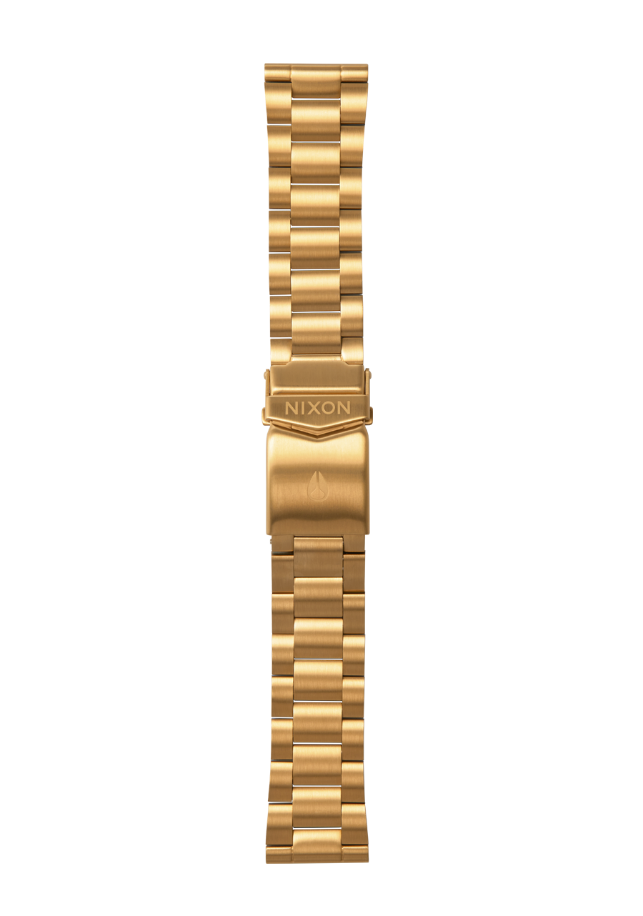 Nixon 20mm Stainless Steel Watch Band All Gold