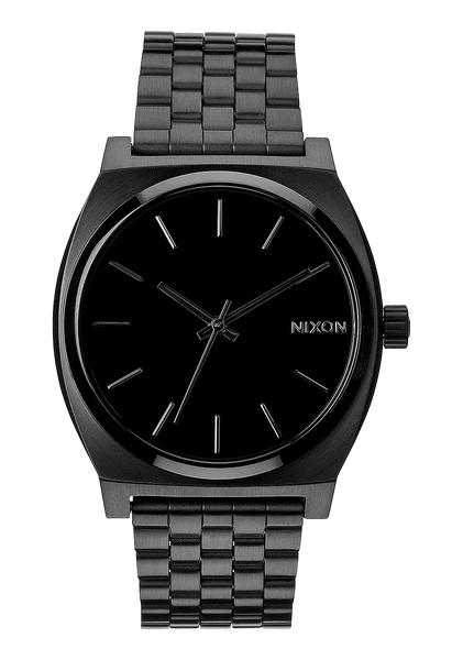 Time Teller Watch All Black Unisex Stainless Steel Analog Nixon CA