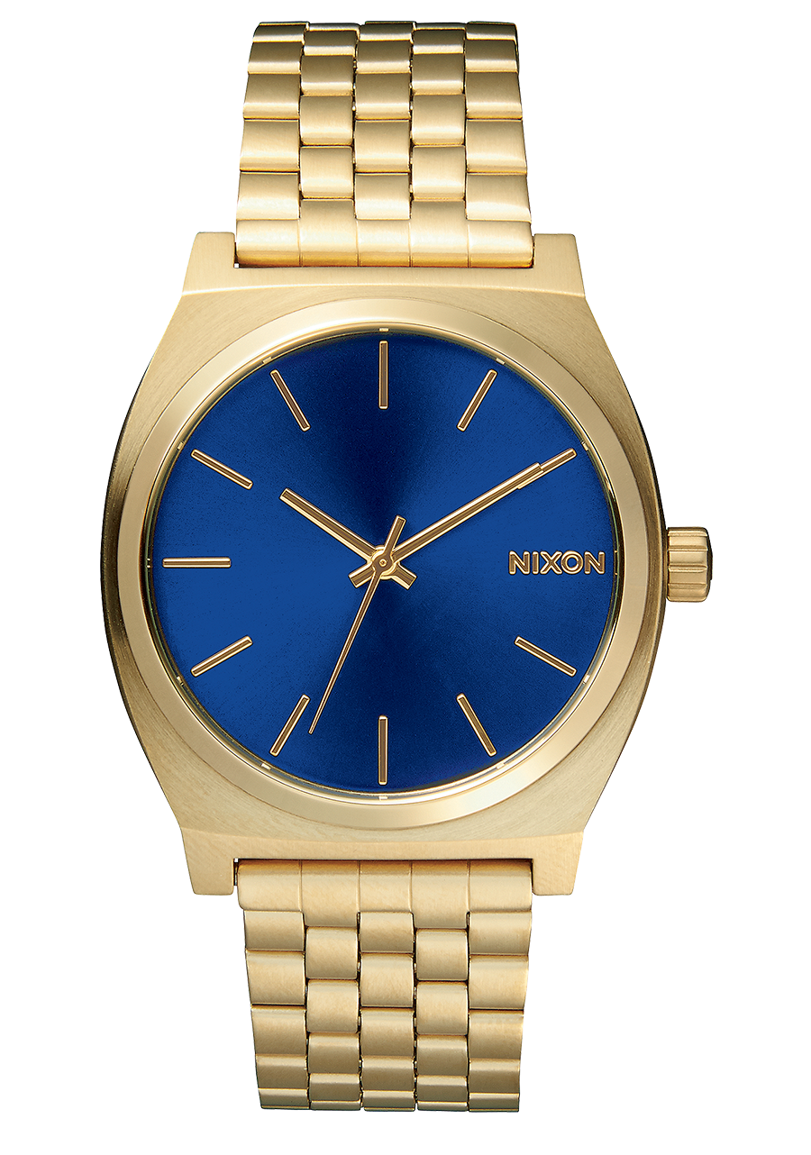 Time Teller Watch All Light Gold Cobalt Unisex Stainless