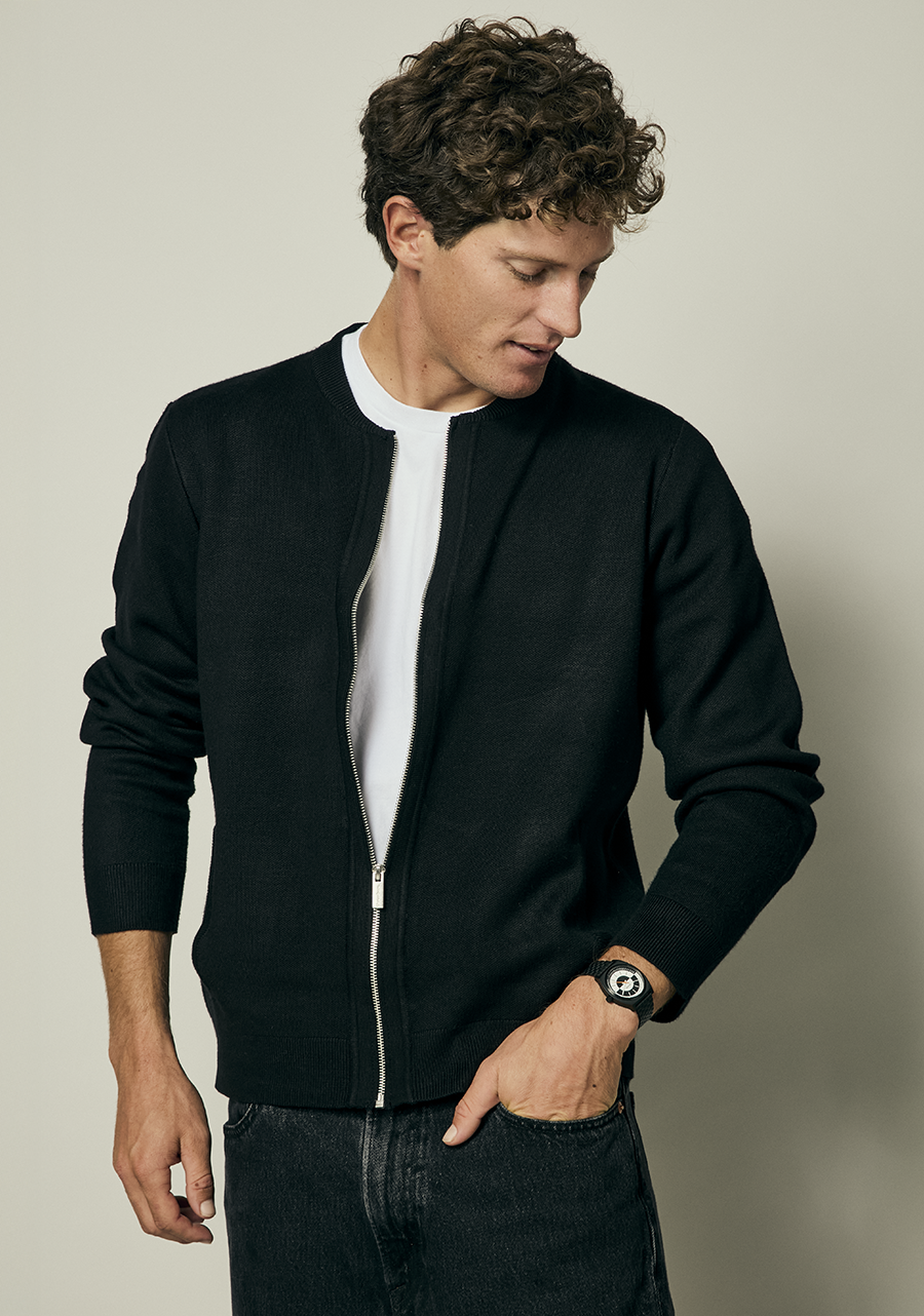 Time Teller - Black / White / Black
