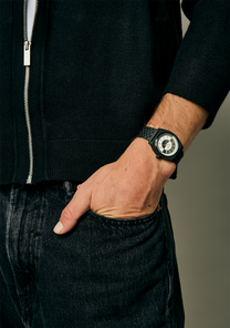 Time Teller - Black / White / Black View 9
