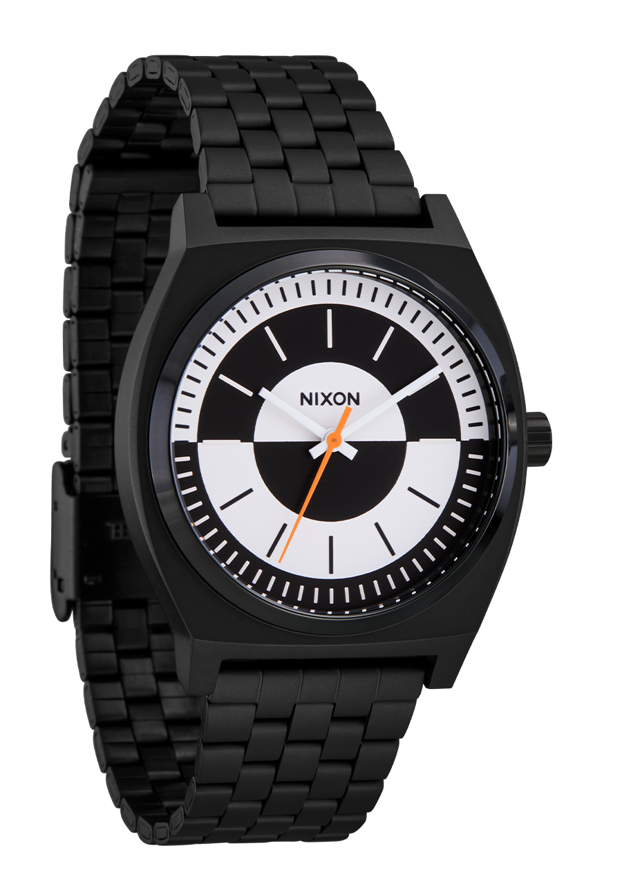 Time Teller - Black / White / Black View 2