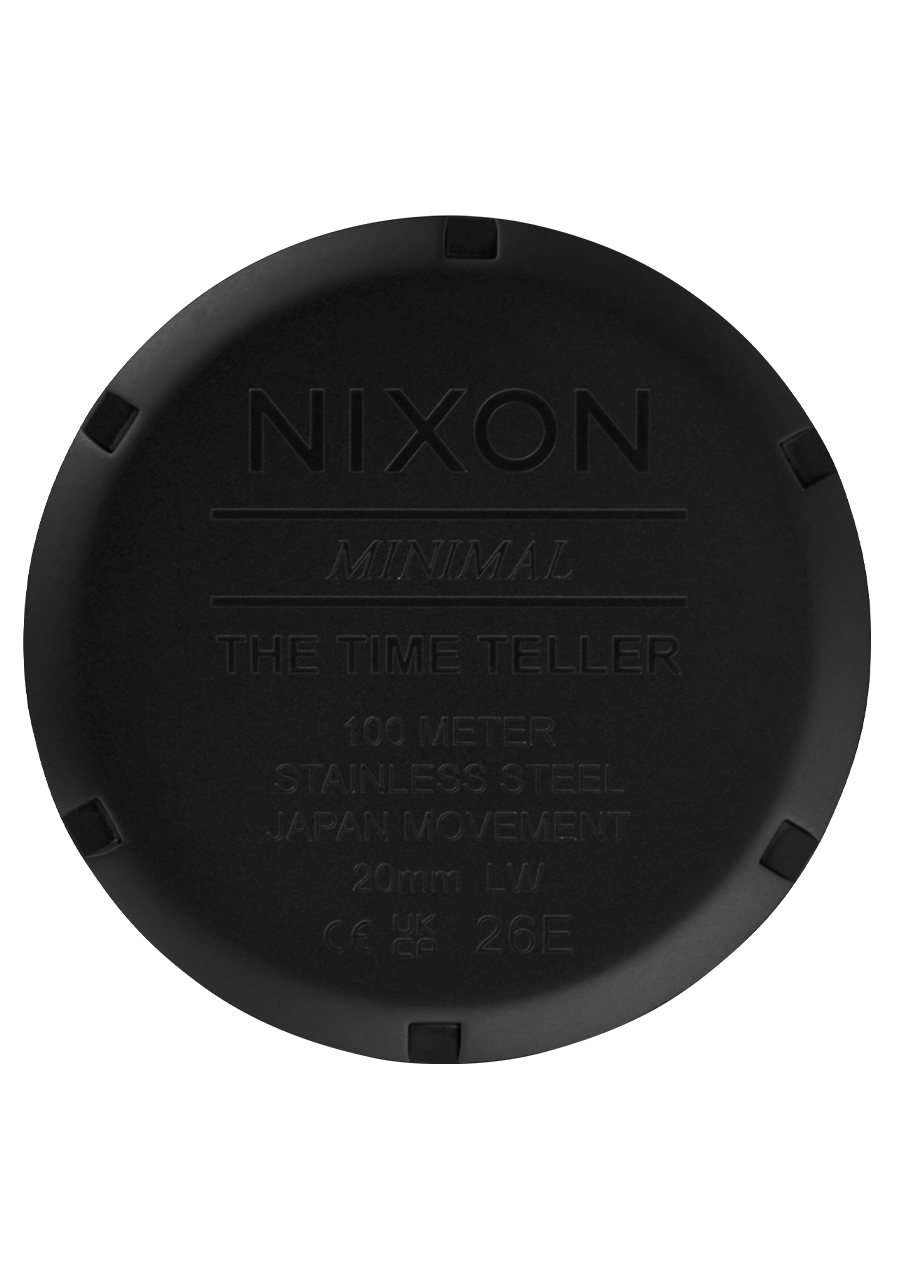 Time Teller - Black / White / Black View 5