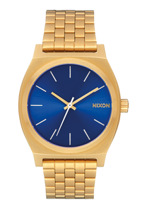 
Nixon Time Teller Analog Watch - All Gold / Blue Sunray - View 1