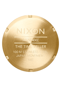 
Nixon Time Teller Analog Watch - All Gold / Blue Sunray - View 4