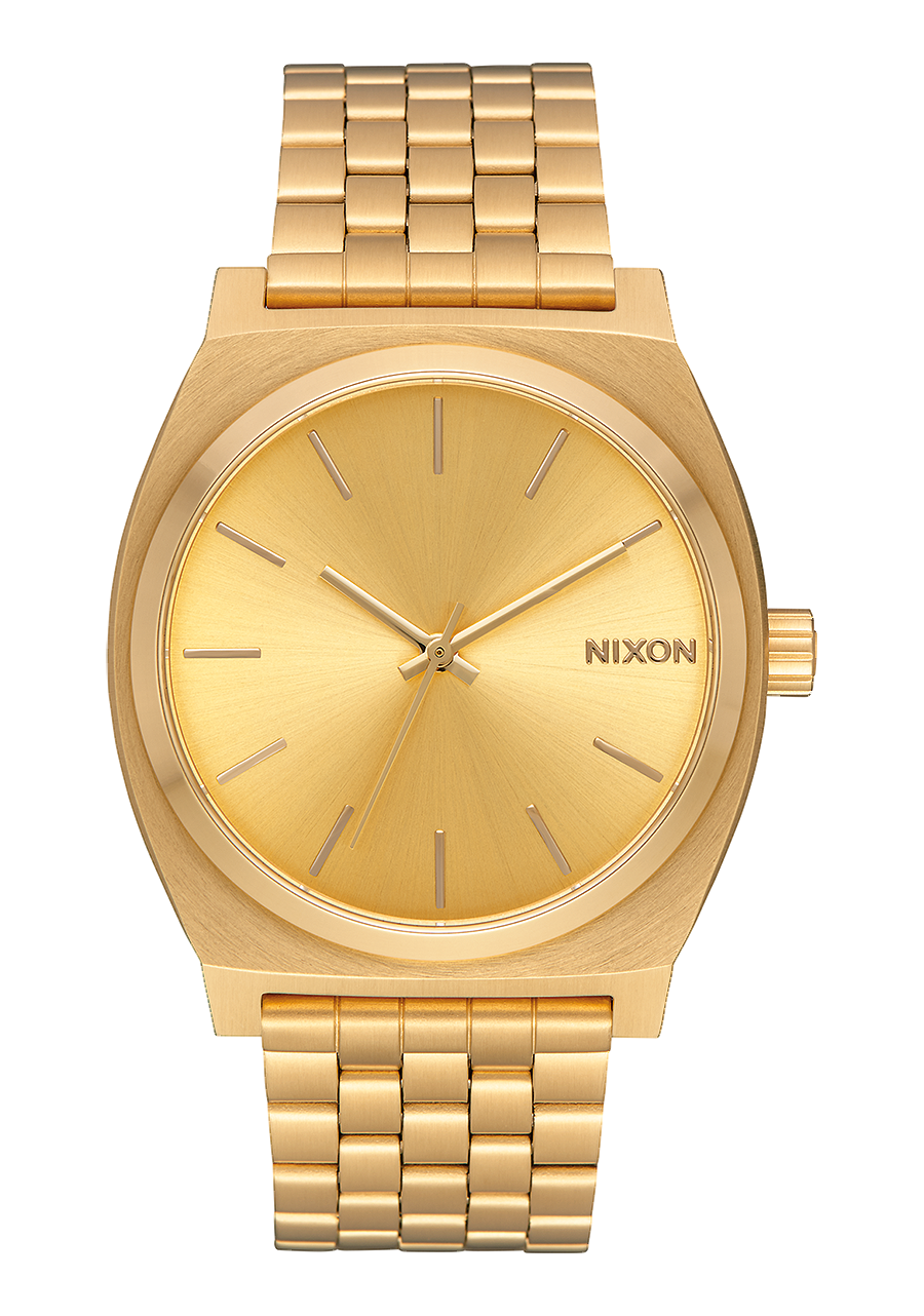 Nixon Time Teller Watch All Gold