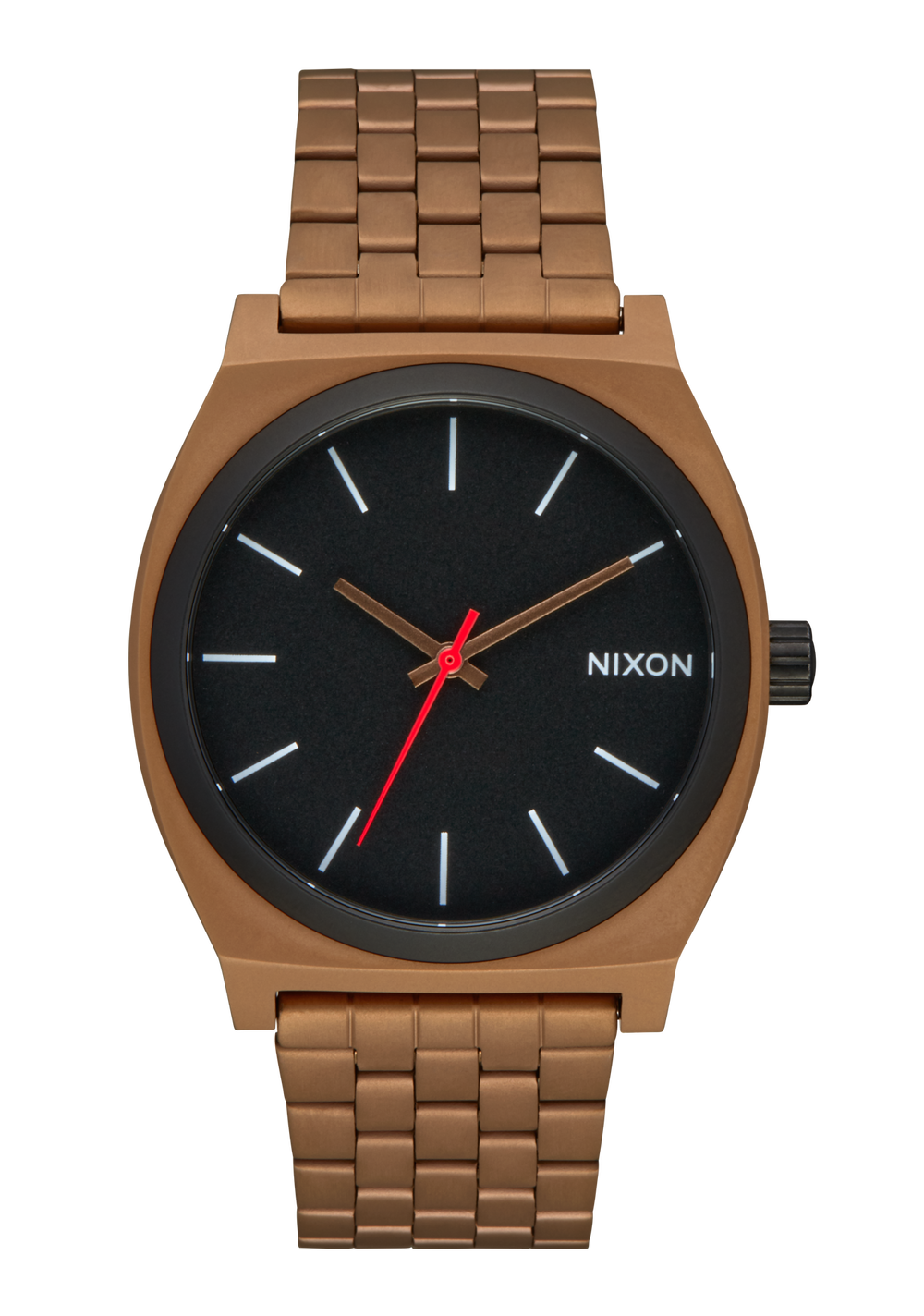 Time Teller Watch | Bronze / Black | Unisex Stainless Steel Analog