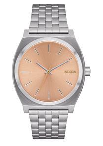 Time Teller - Silver / Coral View 1