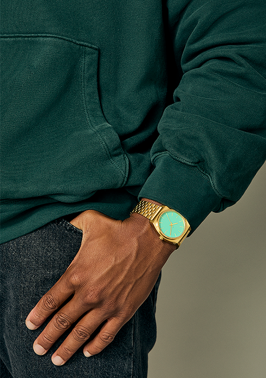 Time Teller - Gold / Turquoise / Gold View 9