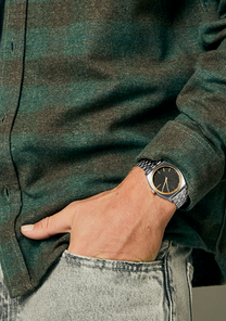 Time Teller - Argent / Or Rose / Noir View 9