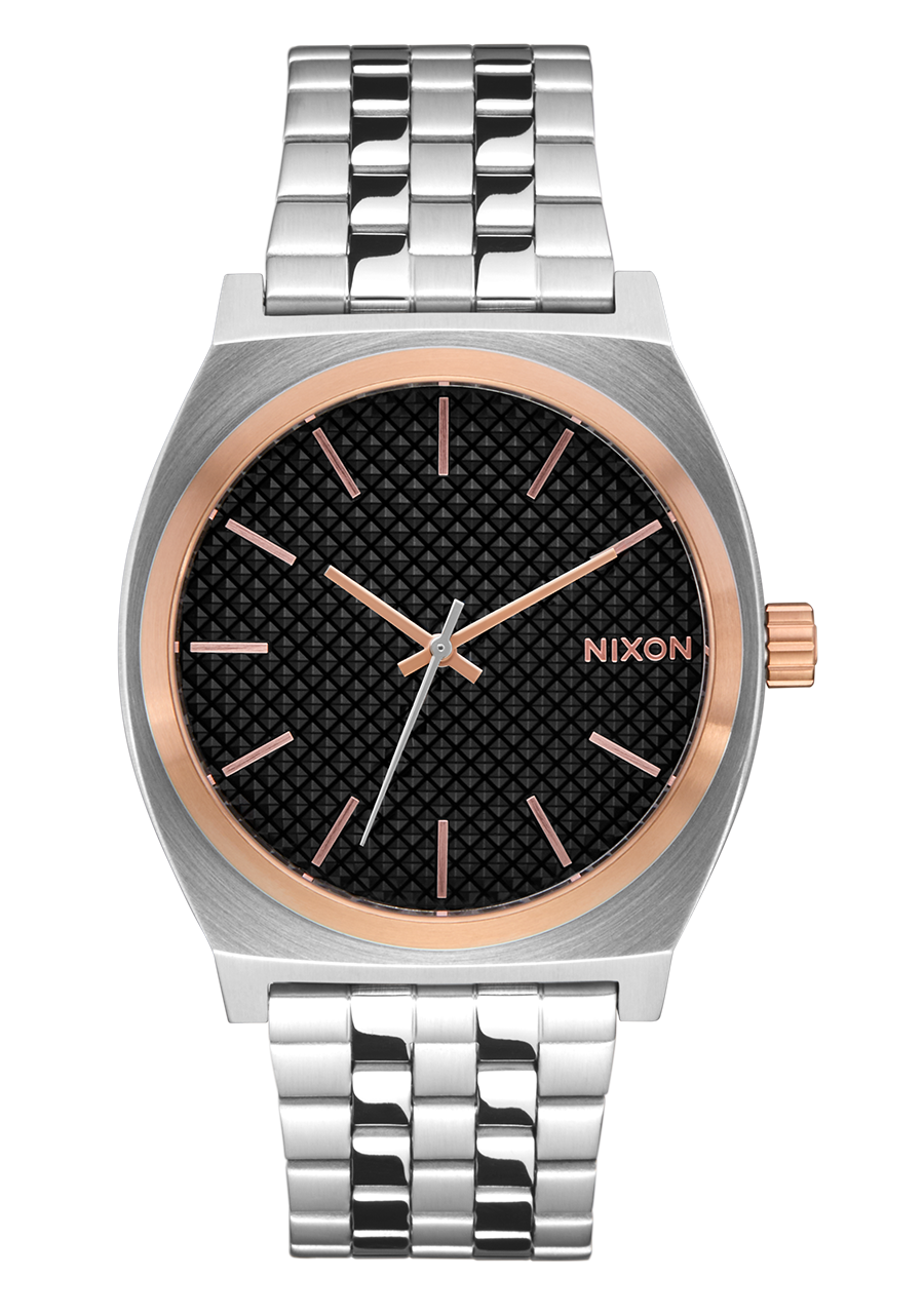 Time Teller - Argent / Or Rose / Noir View 1