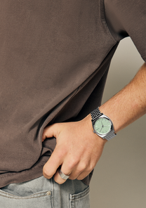 Time Teller - Argent / Pistache View 9