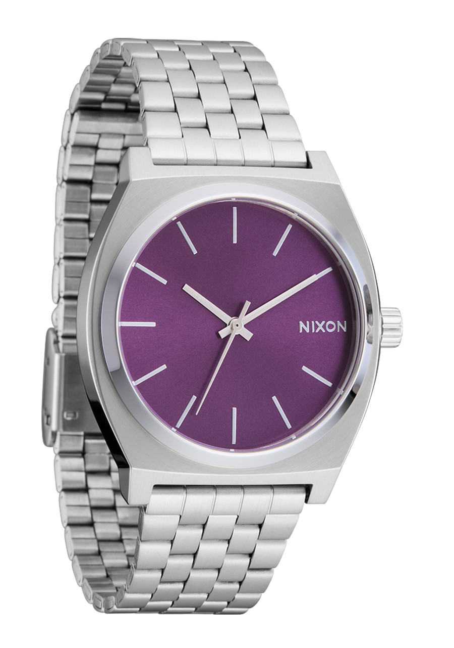 Time Teller - Silver / Purple Sunray View 2
