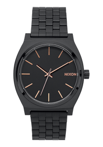 Time Teller - All Black / Rose Gold View 1