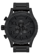 51-30 Chrono Watch | Matte Black / Gold | Men's Stainless Steel 51-30 Chrono Watch | Matte Black / Gold | Men's Stainless Steel