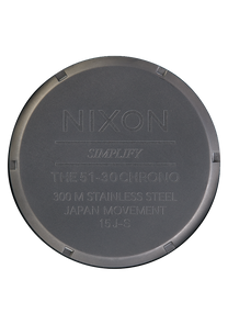 51-30 Chrono - Black / White / Gunmetal View 4