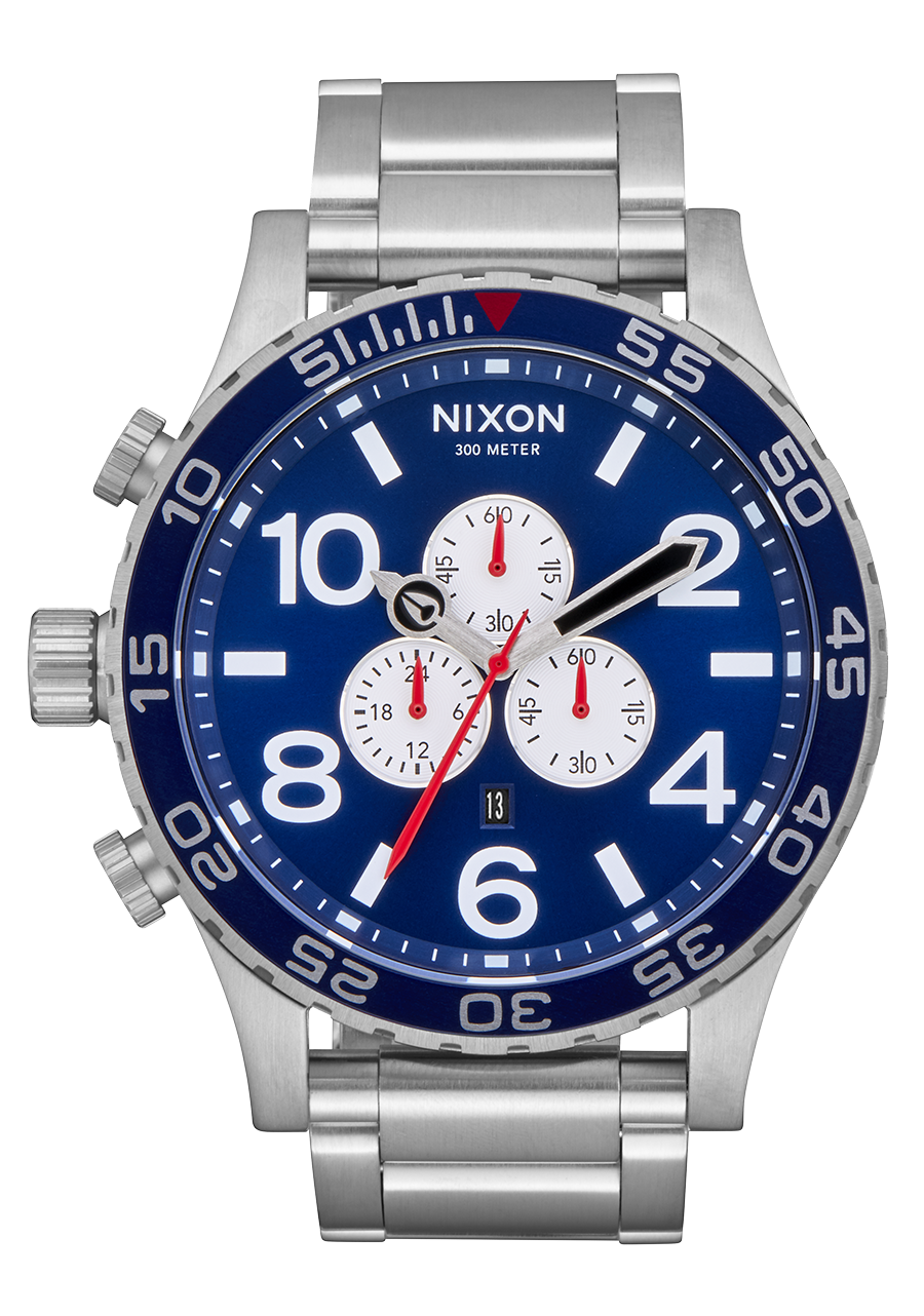 51-30 Chrono - Navy Sunray / Silver View 1