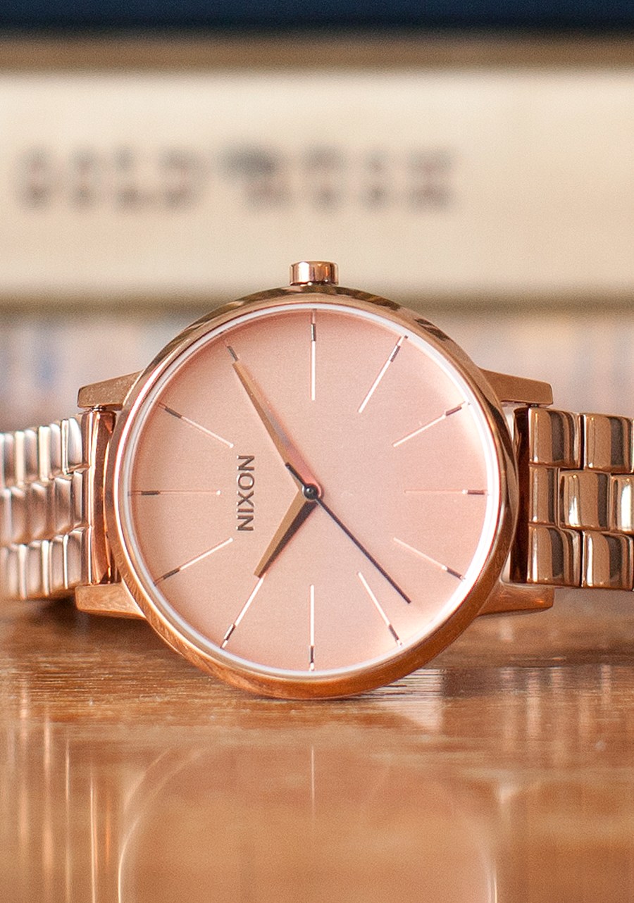Kensington Watch All Rose Gold Women s Stainless Steel Nixon CA