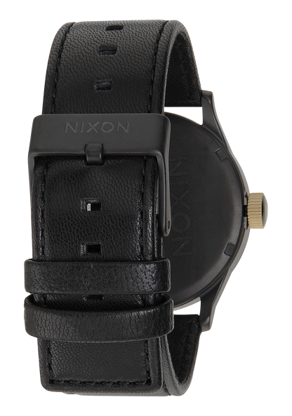 Sentry Leather - Matte Black / Gold View 3