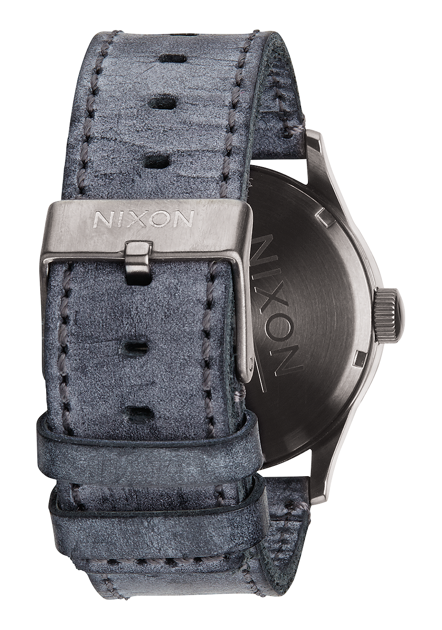 Sentry Leather - Gunmetal / Navy View 3