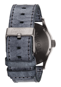 Sentry Leather - Gunmetal / Navy View 3