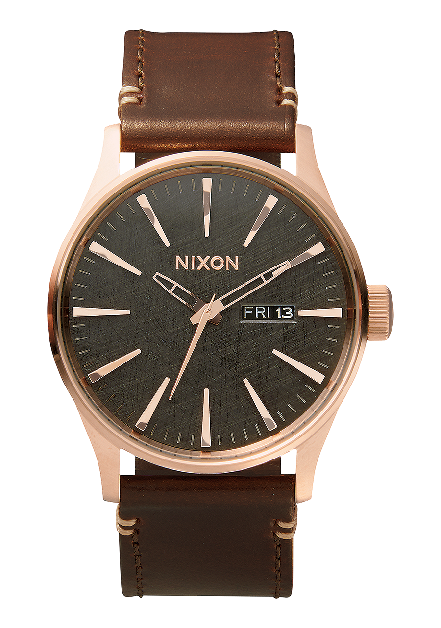 Gunmetal and 2025 rose gold watch