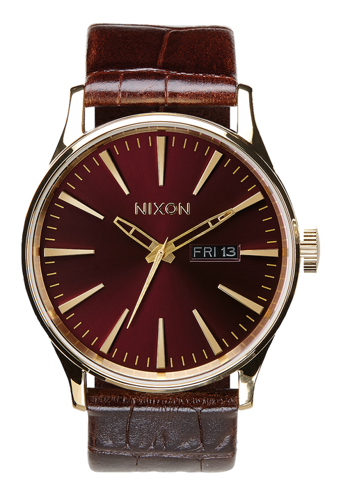 Sentry Leather - Gld / Oxbld Sunray / Brn Gator