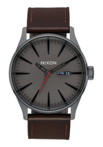 Sentry Leather - Gunmetal / Black / Dark Brown