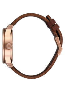 Sentry Leather - Rose Gold / Navy / Brown View 2