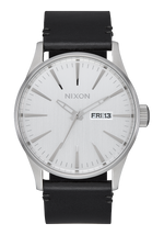 Sentry Leather - All Silver / Black