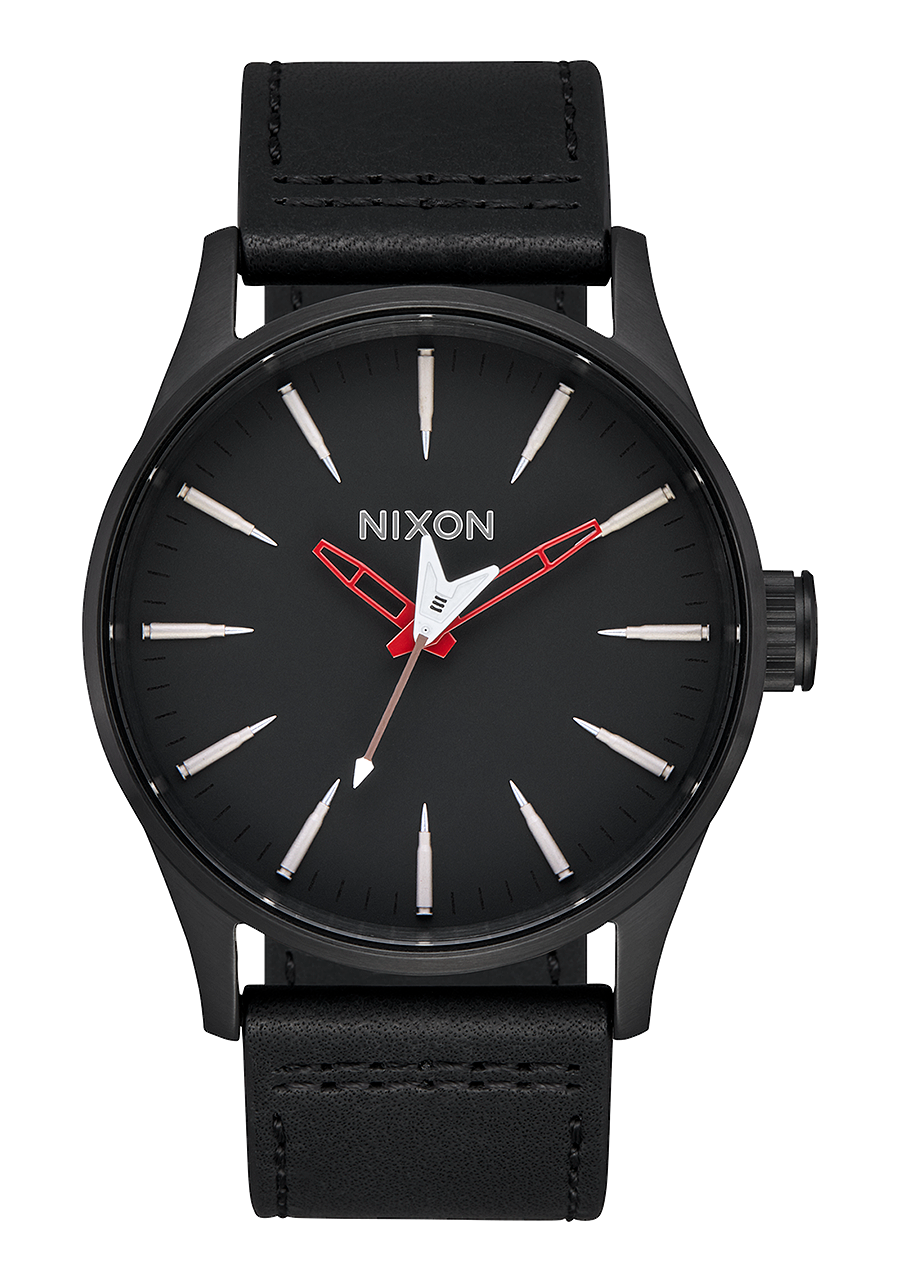 Sentry Leather - Black / Red / Seek & Destroy View 7