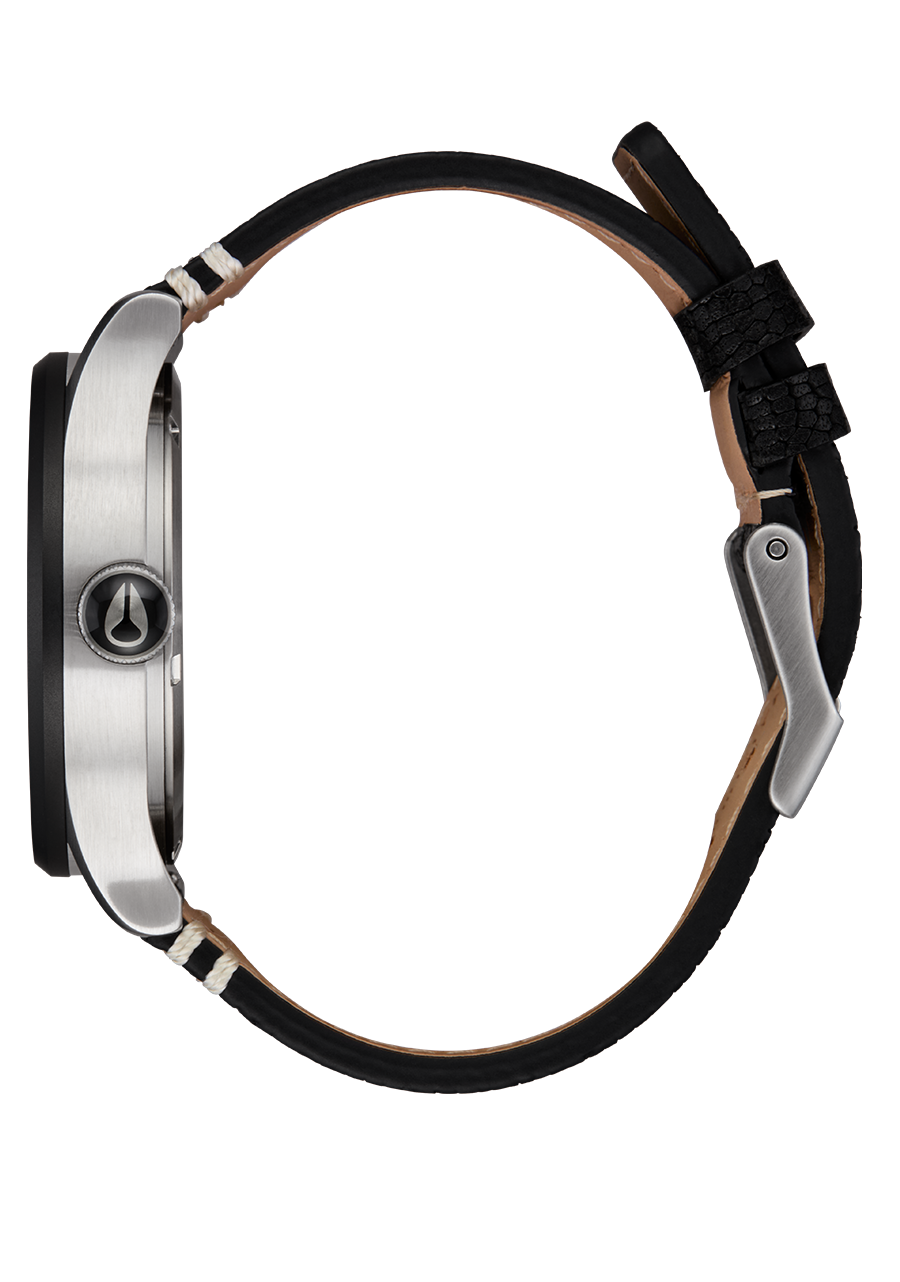 Sentry Leather - Silver / Rosewood / Black View 3