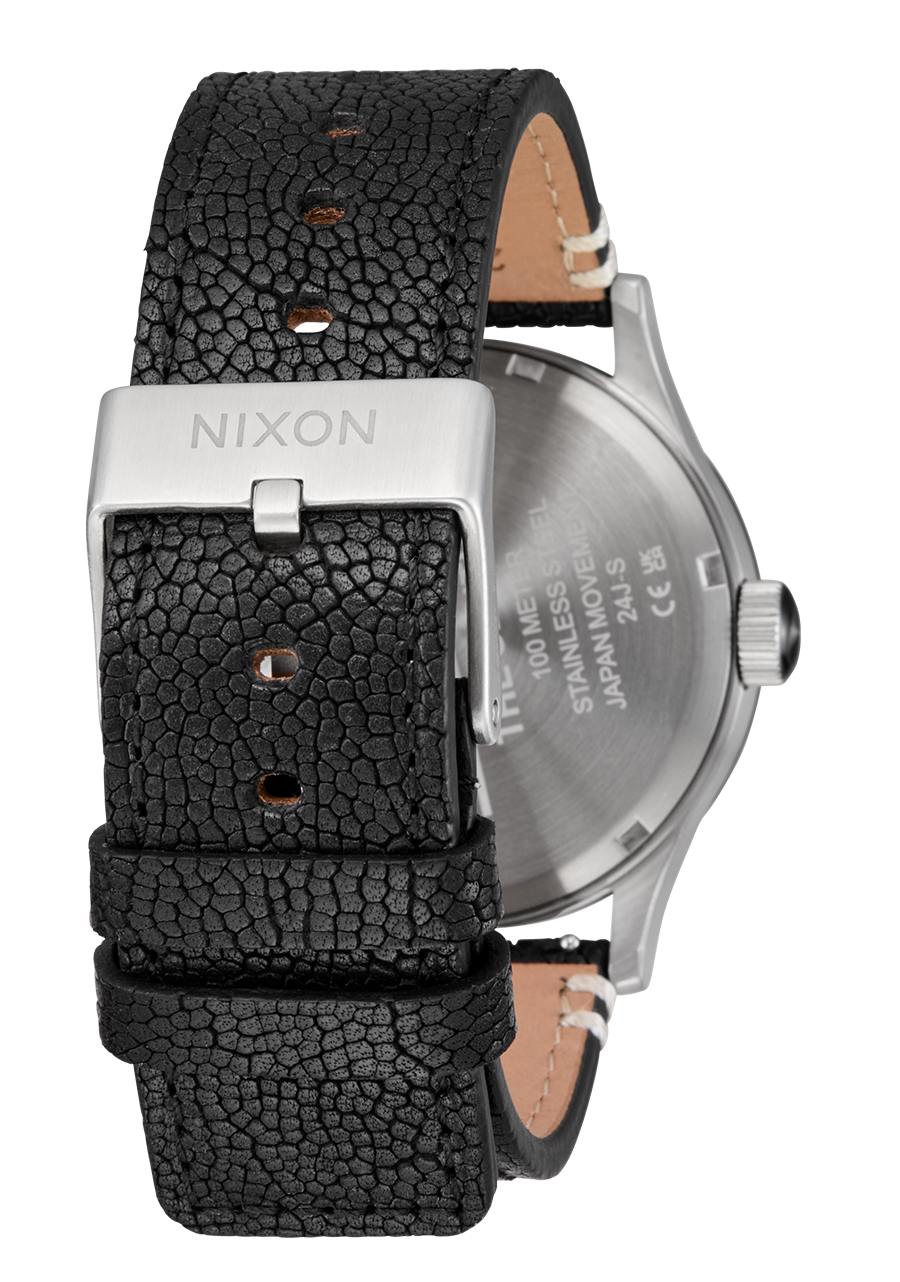 Sentry Leather - Silver / Rosewood / Black View 4